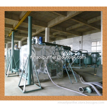 High quality vacuum distillation used black motor engine oil purifier